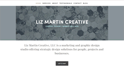 Desktop Screenshot of lizmartincreative.com
